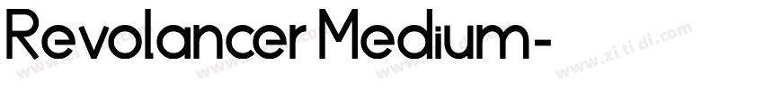 Revolancer Medium字体转换